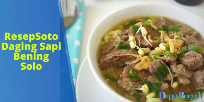 Bumbu Soto Daging Sapi Bening Solo