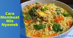 Cara Membuat Mie Nyemek
