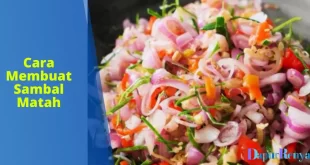 Cara Membuat Sambal Matah
