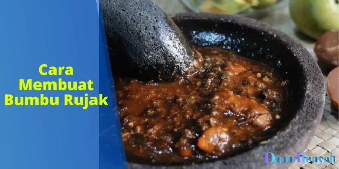 Cara Membuat Bumbu Rujak