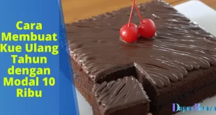 Cara Membuat Kue Ulang Tahun dengan Modal 10 Ribu