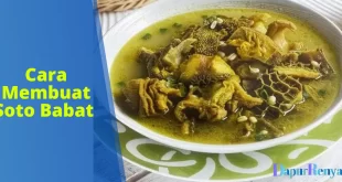 Cara Membuat Soto Babat