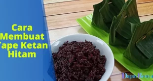 Cara Membuat Tape Ketan Hitam