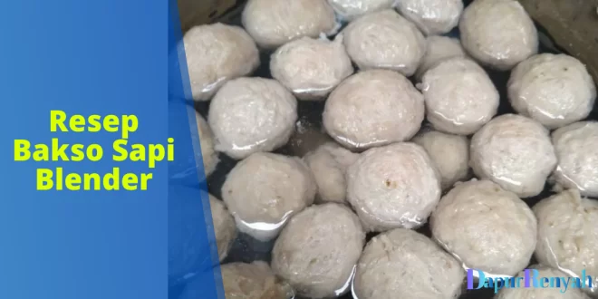 Resep Bakso Sapi Blender