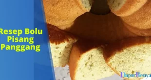 Resep Bolu Pisang Panggang