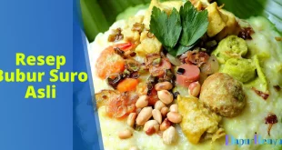 Resep Bubur Suro Asli
