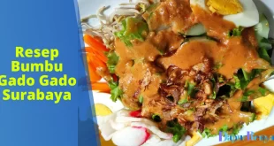 Resep Bumbu Gado Gado Surabaya