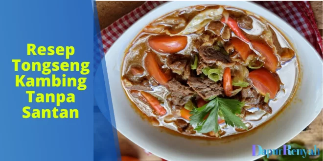 Resep Tongseng Kambing Tanpa Santan