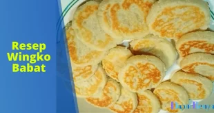 Resep Wingko Babat