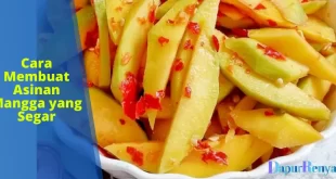 cara membuat asinan mangga