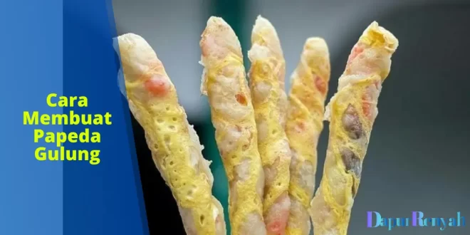 Cara Membuat Papeda Gulung