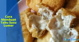 Cara Membuat Tahu Susu Lumer