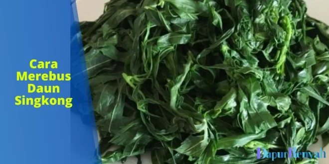 Cara Merebus Daun Singkong
