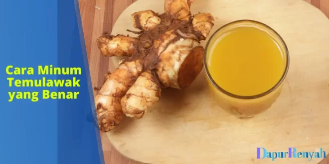 Cara Minum Temulawak yang Benar