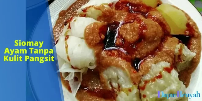 Siomay Ayam Tanpa Kulit Pangsit