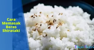 Cara memasak beras shirataki rice cooker