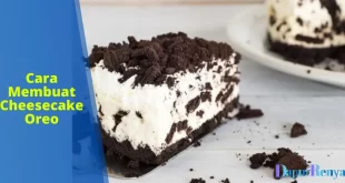 cara membuat cheesecake oreo