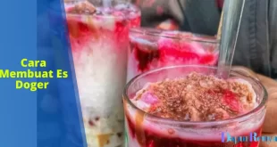 cara membuat es doger untuk jualan