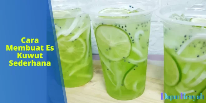 cara membuat es kuwut sederhana
