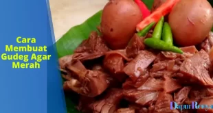 Cara membuat gudeg agar merah