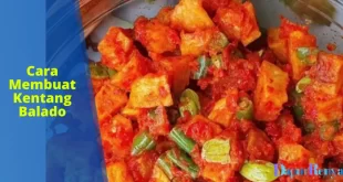 cara membuat kentang balado
