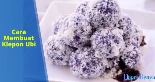 Cara Membuat Klepon Ubi