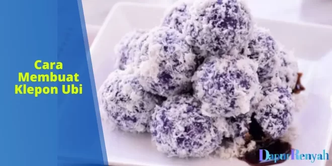 Cara Membuat Klepon Ubi