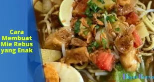 Cara Membuat Mie Rebus yang Enak