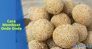 Cara membuat onde onde