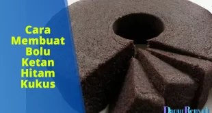 cara membuat bolu ketan hitam kukus
