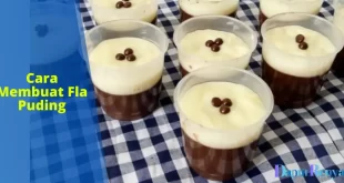 cara membuat fla puding