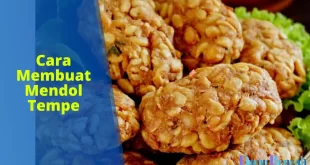 cara membuat mendol tempe