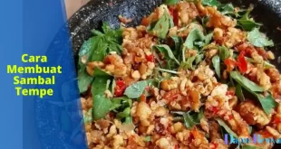 Cara membuat sambal tempe