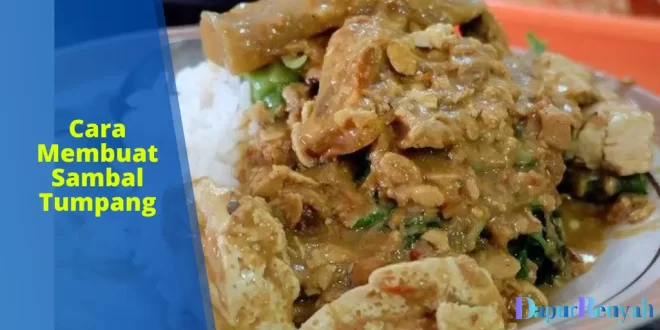 Cara membuat sambal tumpang
