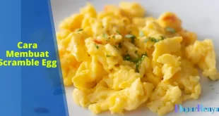 cara membuat scramble egg