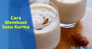 cara membuat susu kurma