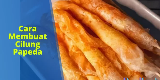 cara membuat cilung papeda