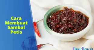 cara membuat sambal petis
