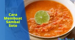 cara membuat sambal soto
