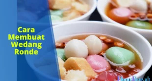 cara membuat wedang ronde