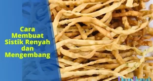 cara membuat sistik renyah dan mengembang