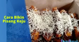 cara bikin pisang keju