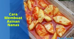 cara membuat asinan nanas