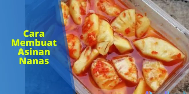 cara membuat asinan nanas