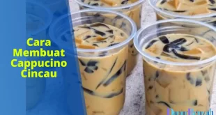 cara membuat cappucino cincau