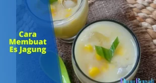 cara membuat es jagung