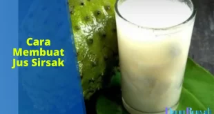 cara membuat jus sirsak