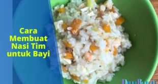cara membuat nasi tim untuk bayi