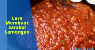 cara membuat sambal lamongan