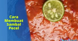 cara membuat sambal pecel